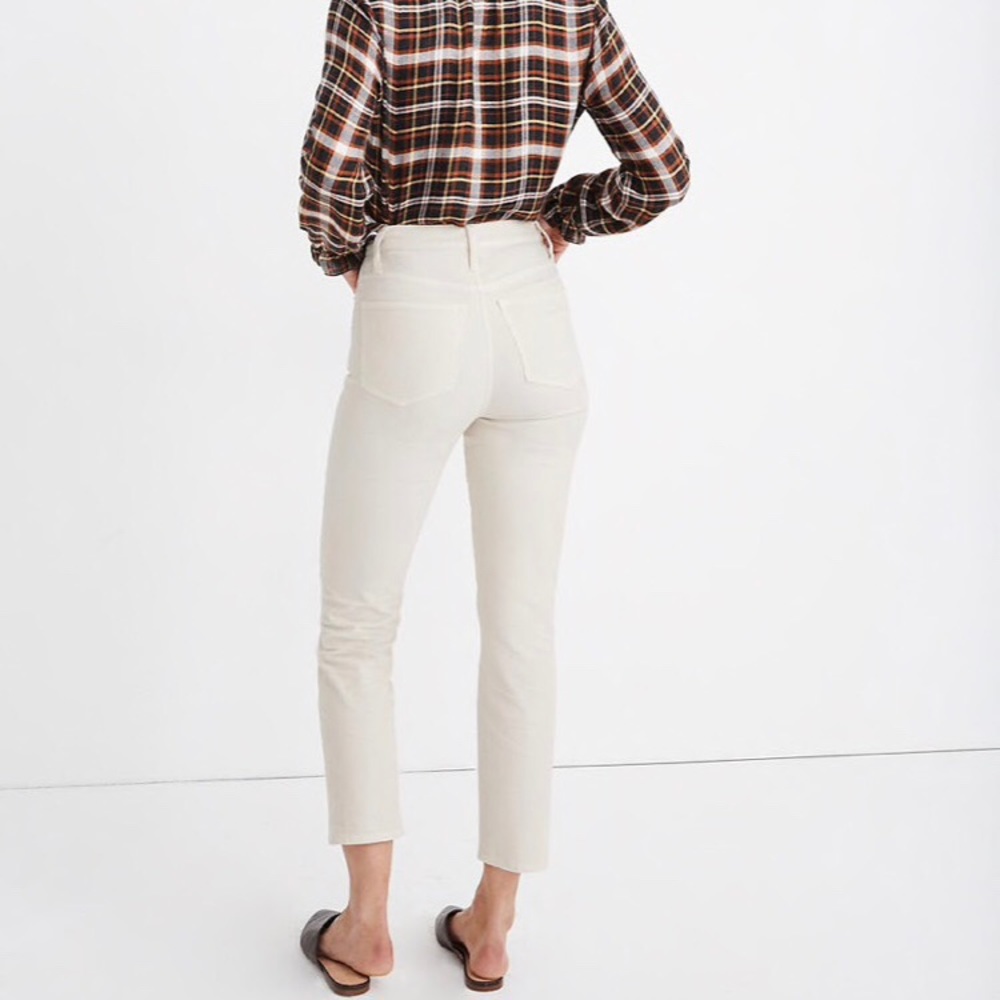 Madewell corduroy straight jeans